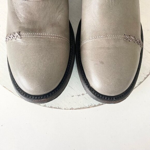 NEW Lane DUSTOFF Womens Cowboy Boots 8.5 Gray Western Cowgirl Ankle Short Bootie - Picture 6 of 11